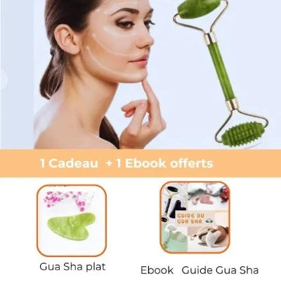 ROULEAU DE MASSAGE EN JADE |Jadaâą