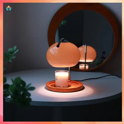 lampe-champignon-orange-lampe-de-table