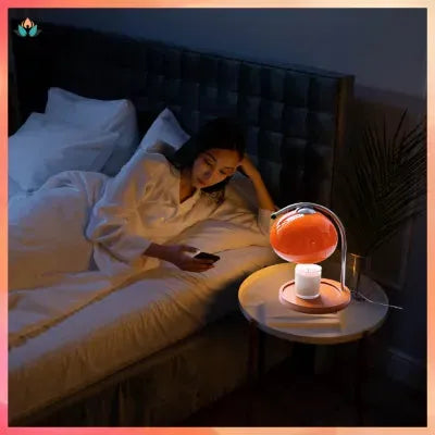lampe-champignon-orange-veilleuse