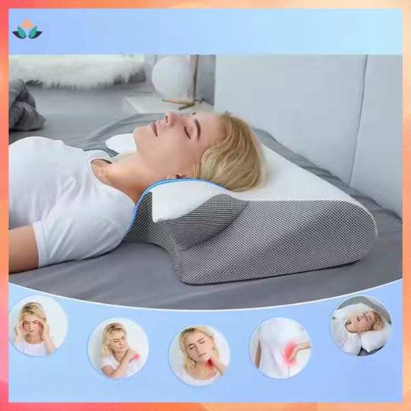 OREILLER ERGONOMIQUE CERVICAL| Papillon
