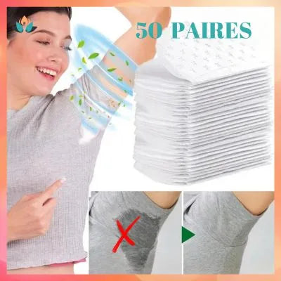 PROTÈGE AISSELLE| Protège aisselle jetable™blanc (50 Pièces)