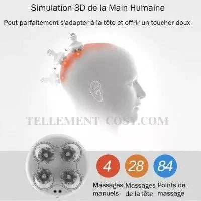 MASSEUR ÉLECTRIQUE 3D TÊTE|COSY - HEAD™ - Soyons Cosy