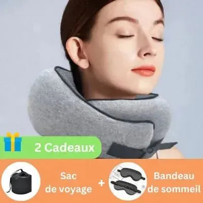 OREILLER DE VOYAGE À MÉMOIRE DE FORME |Orsy™ - Soyons Cosy