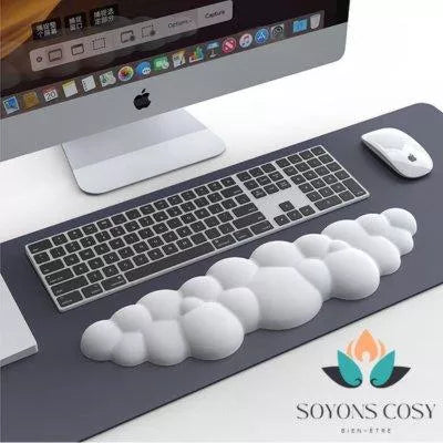 REPOSE POIGNET CLAVIER|CLOUDY ™ - Soyons Cosy